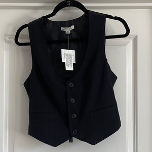 American Eagle Outfitters Black Vest Maddie & Kenzie ZEIGLER
